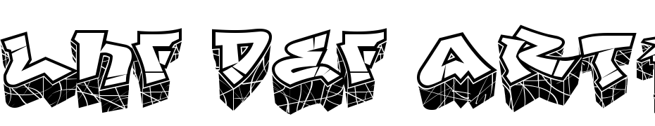 LHF Def Artist | BASE cкачати шрифт безкоштовно